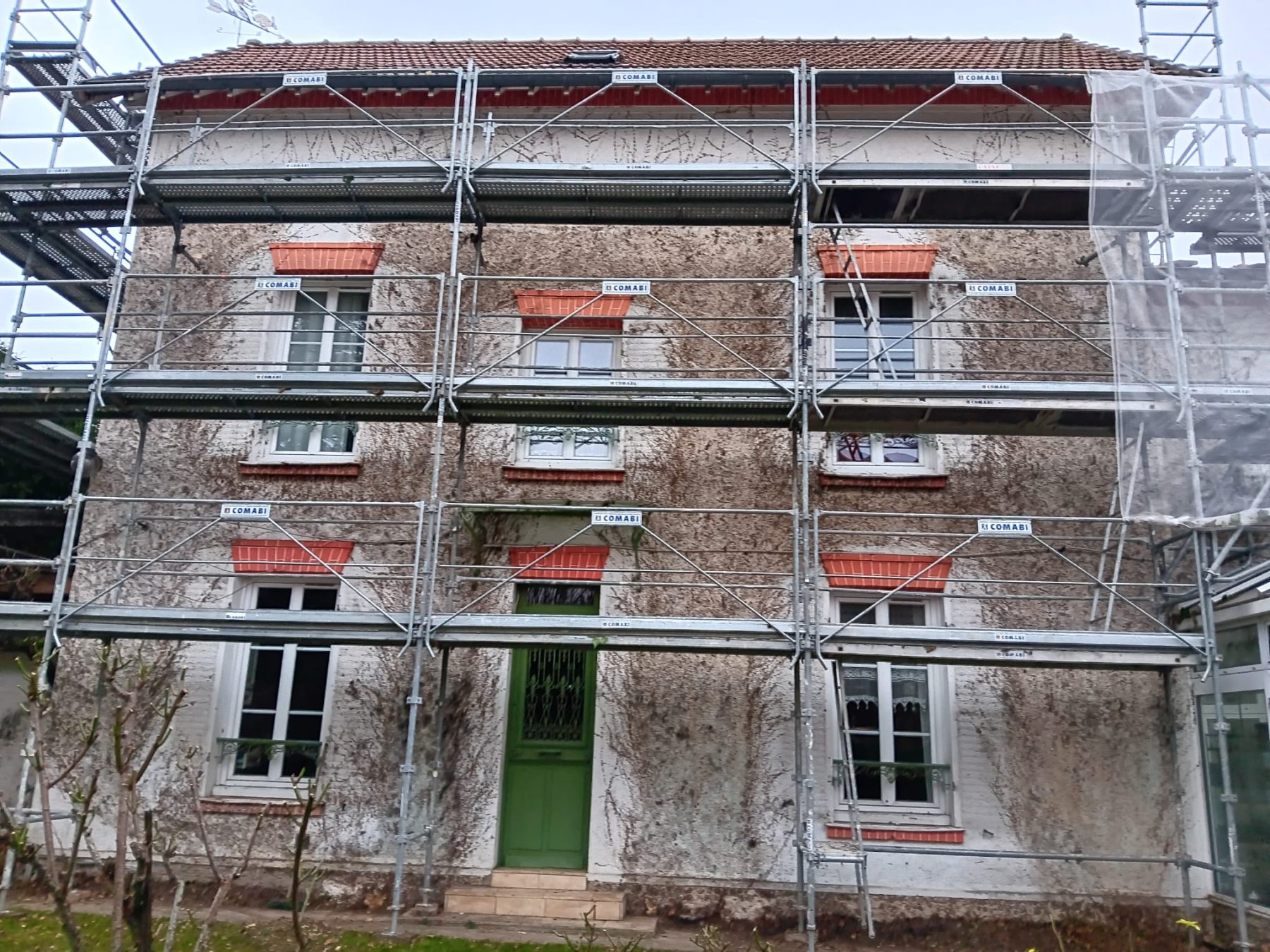 Avant travaux de ravalement de façade à Saint-Brice-sous-Forêt, état d'origine - Raval d'Oise