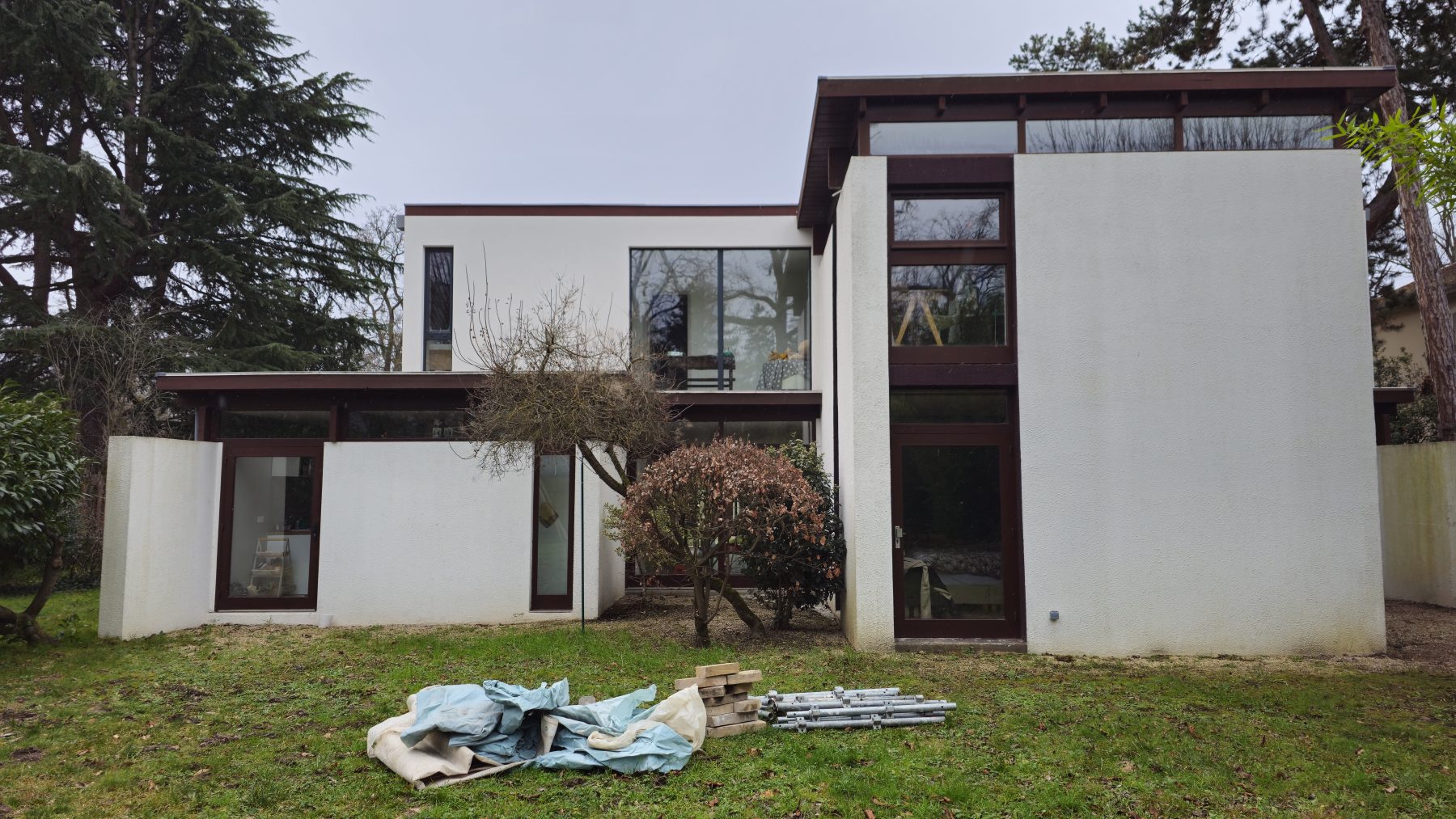Après ravalement de façade à Deuil-la-Barre, rénovation effectuée - Raval d'Oise