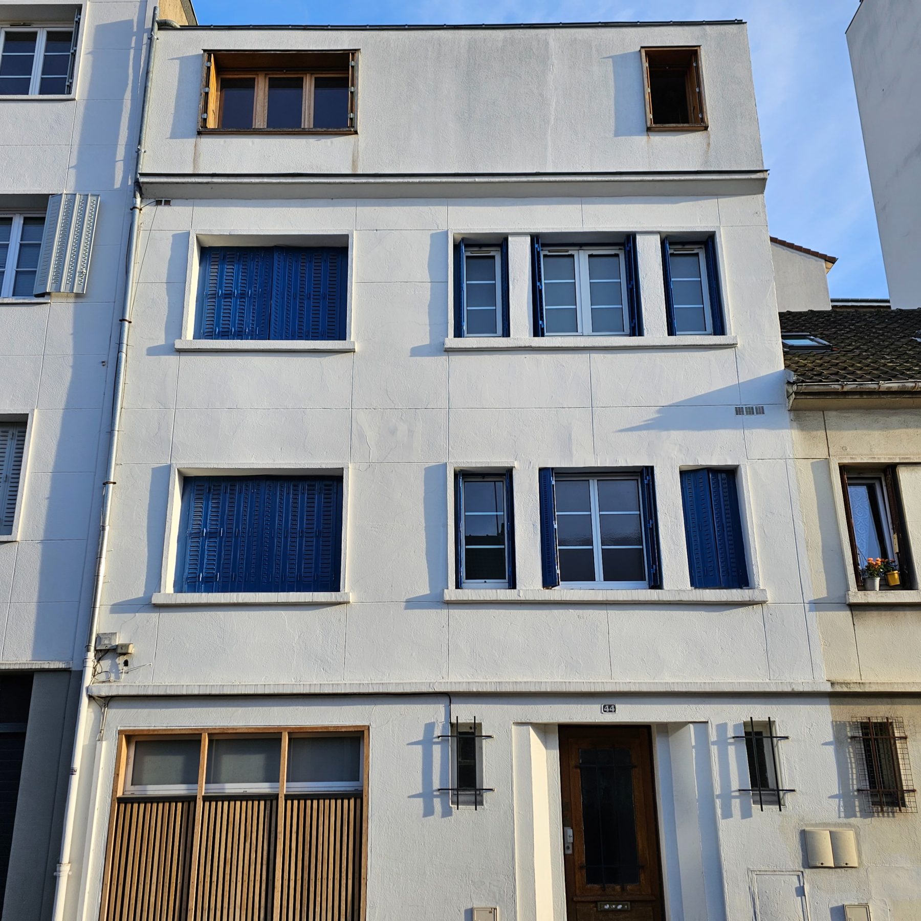 Après ravalement de façade à Margency, rénovation effectuée - Raval d'Oise