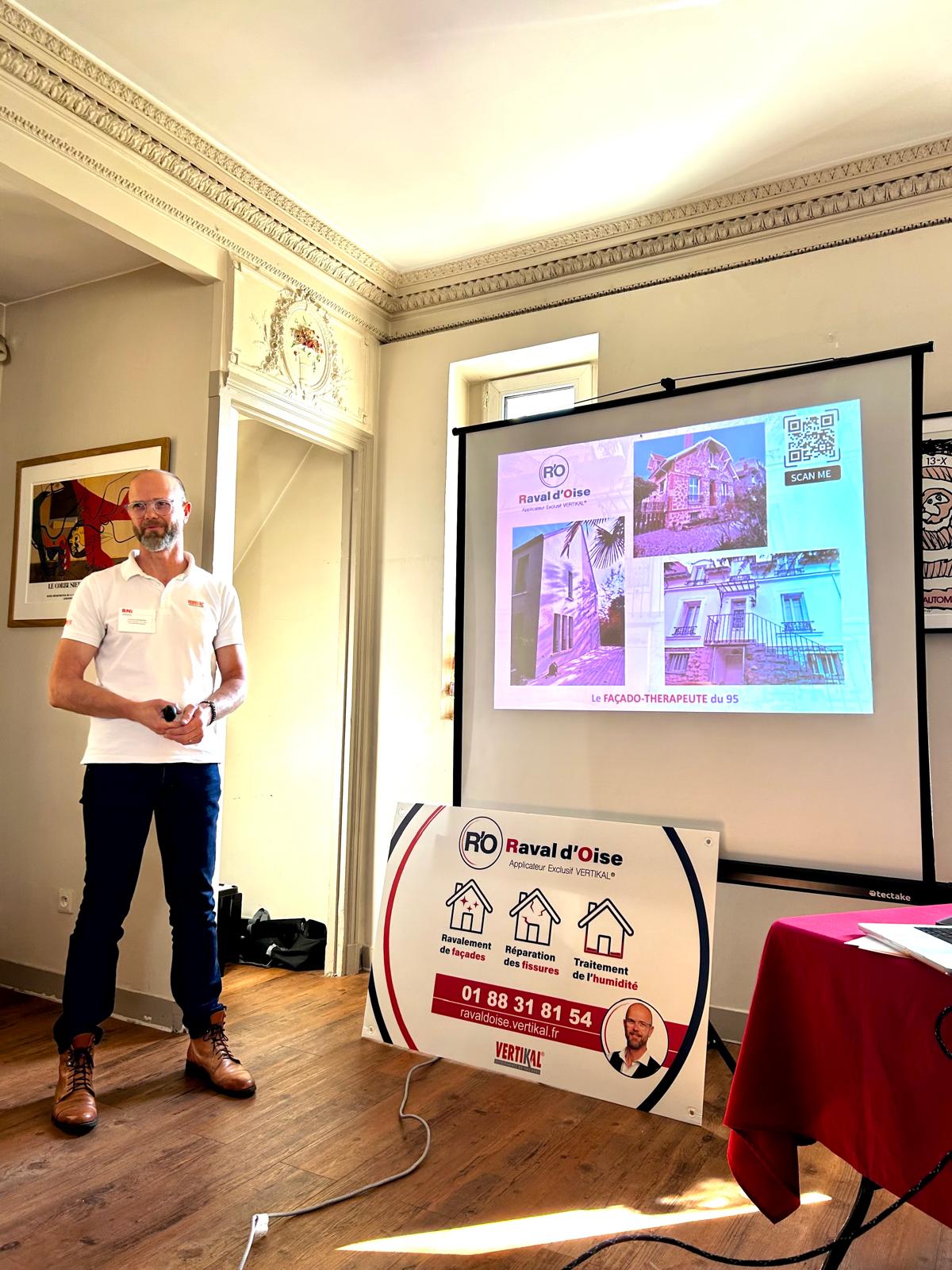 Raval d’Oise, façadier du Val-d’Oise, rejoint le BNI Carrières d’Entrepreneurs