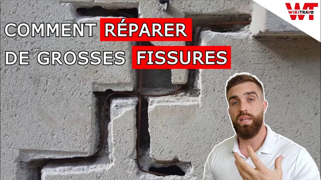 Réparation de grosses fissures sur mur par Raval d'Oise