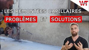 Traitement des remontées capillaires sur mur, problèmes et solutions